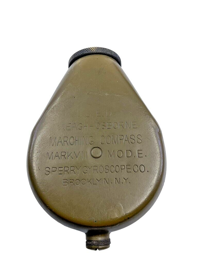 WW1 US AEF Marching Compass and Leather Case WW1 US AEF Marching Compass and Leather Case