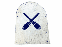 British RN Navy Seaman Gunner Sleeve Patch Insignia