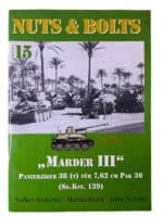 WW2 German Nuts and Bolts No 15 Marder 3 Tank Panzerjager 38 SC Reference Book