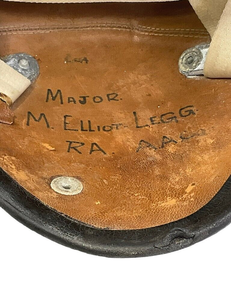 British RAF Bonedome Jet Helmet 1957 Dated Size 3 British RAF Bonedome Jet Helmet 1957 Dated Size 3