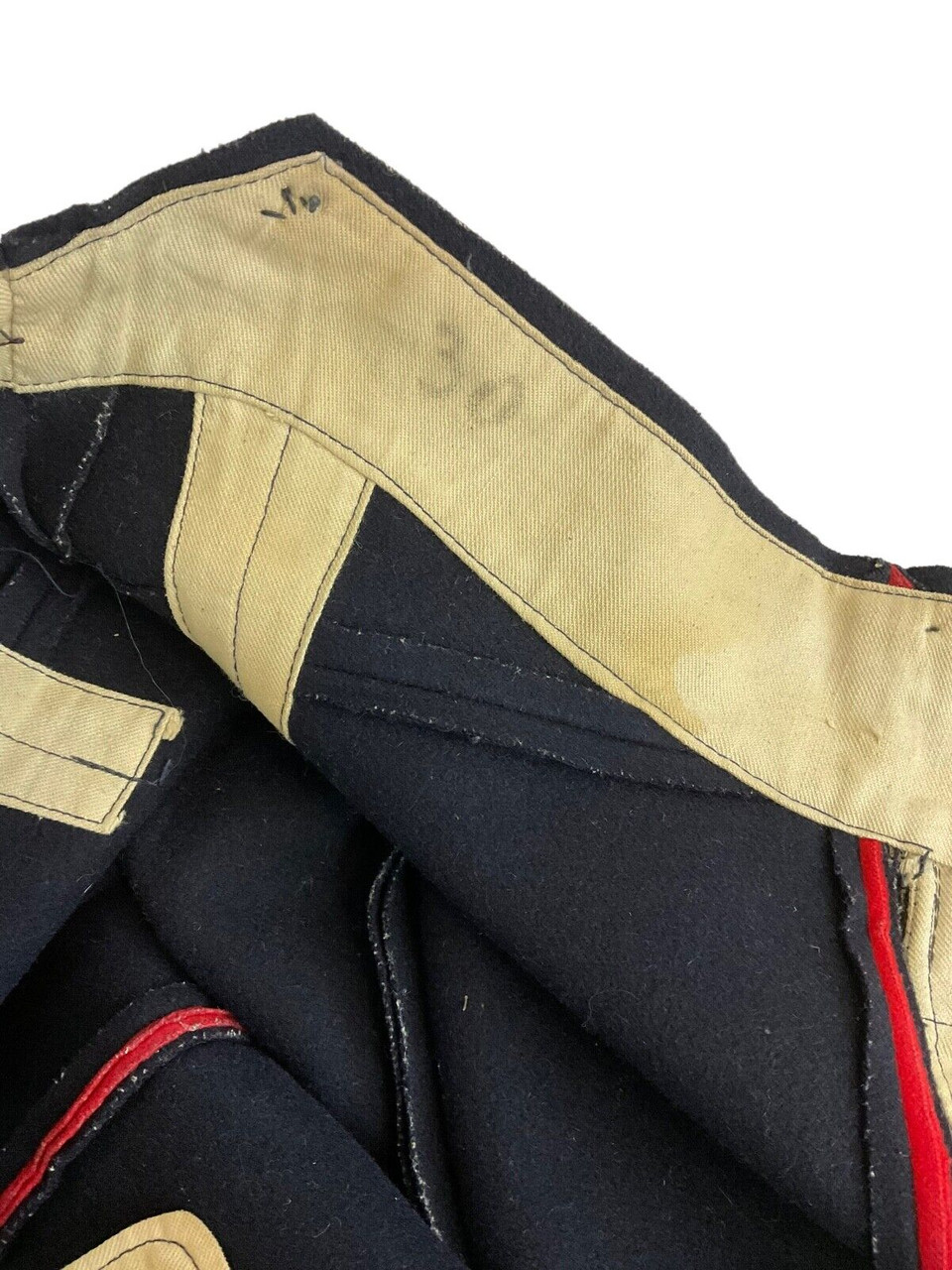 Canadian 1902 Pattern Royal Canadian Regiment Marked Red Piped Trousers OR's Canadian 1902 Pattern Royal Canadian Regiment Marked Red Piped Trousers OR's