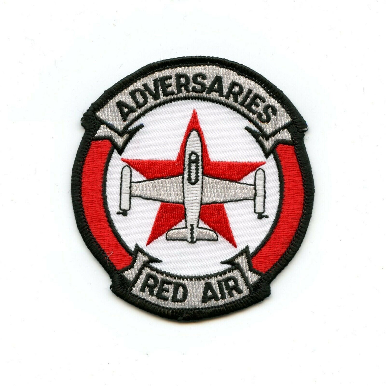 RCAF CAF Canadian 414 Red Air Adversaries Colour Squadron Crest Patch RCAF CAF Canadian 414 Red Air Adversaries Colour Squadron Crest Patch