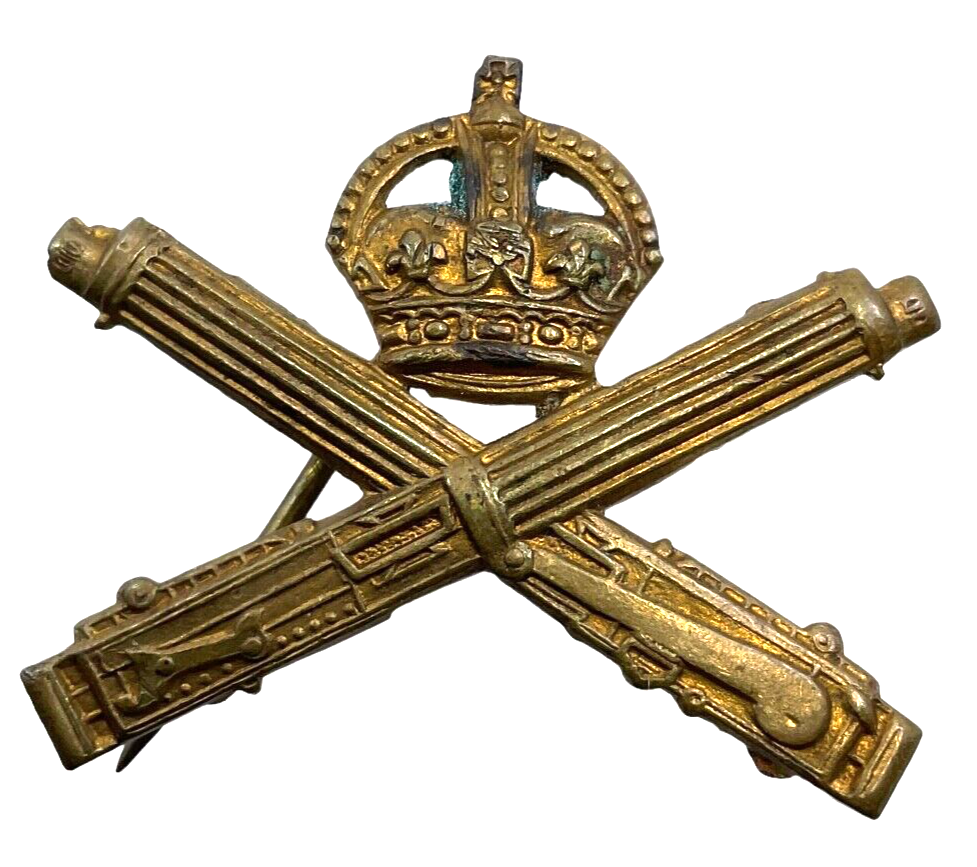 WW1 British BEF MGC Machine Gun Corps Collar Badge Pin Back Single WW1 British BEF MGC Machine Gun Corps Collar Badge Pin Back Single