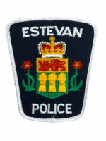 Canadian Estevan Saskatchewan White Edge Police Patch