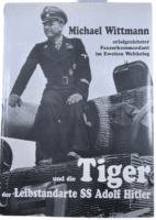 WW2 German Michael Wittmann Tiger Ace GERMAN TEXT Hardcover Reference Books