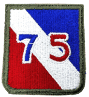WW2 US Army 75th Infantry Division SSI Sleeve Patch Insignia