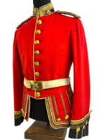 Canadian Black Watch Officers Doe Skin Scarlet Tunic and White Buff Belt Buckle Canadian Black Watch Officers Doe Skin Scarlet Tunic and White Buff Belt Buckle