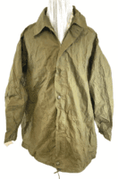 Canadian Forces Wet Weather Field Type Jacket Zip Front With Hood Dated 1971 Canadian Forces Wet Weather Field Type Jacket Zip Front With Hood Dated 1971