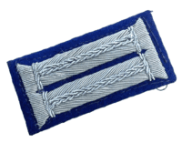 West German Army Officers Medical Branch Collar Patch Insignia Single West German Army Officers Medical Branch Collar Patch Insignia Single