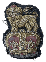 Canadian British Officers Brigadier Bullion Embroidered Cap Badge Insignia Canadian British Officers Brigadier Bullion Embroidered Cap Badge Insignia