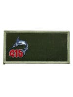Canadian Forces RCAF 415 Squadron Name Tag OD Green Crest Patch