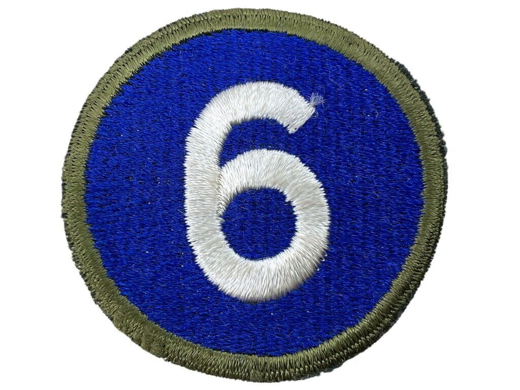 WW2 US Army 6th Corps Shoulder Patch SSI Shoulder Sleeve Insignia WW2 US Army 6th Corps Shoulder Patch SSI Shoulder Sleeve Insignia