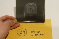 WW2 British Airborne Para Equipment in Basket Original Negative #24