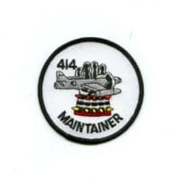 RCAF CAF Canadian 414 Maintainer Colour Squadron Crest Patch