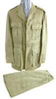 WW2 Canadian Officers Tropical Jacket Medium & 1944 Dated Shorts 31 Waist WW2 Canadian Officers Tropical Jacket Medium & 1944 Dated Shorts 31 Waist