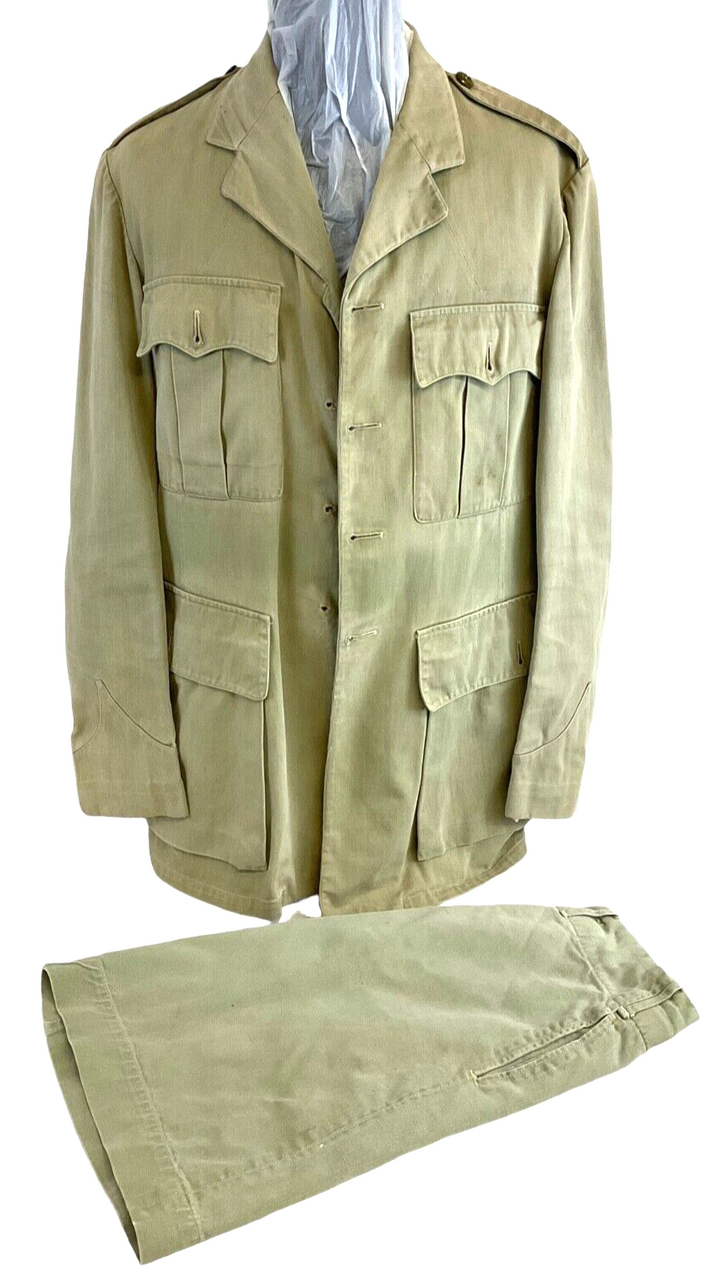 WW2 Canadian Officers Tropical Jacket Medium & 1944 Dated Shorts 31 Waist WW2 Canadian Officers Tropical Jacket Medium & 1944 Dated Shorts 31 Waist