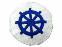 British RCN Navy Quartermaster Ratings Sleeve Patch Insignia