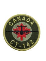Canadian Forces RCAF CT-142 Dash 8 OD Green Squadron Crest Patch