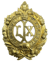 Canadian Militia Stormont & Glengarry Cap Badge