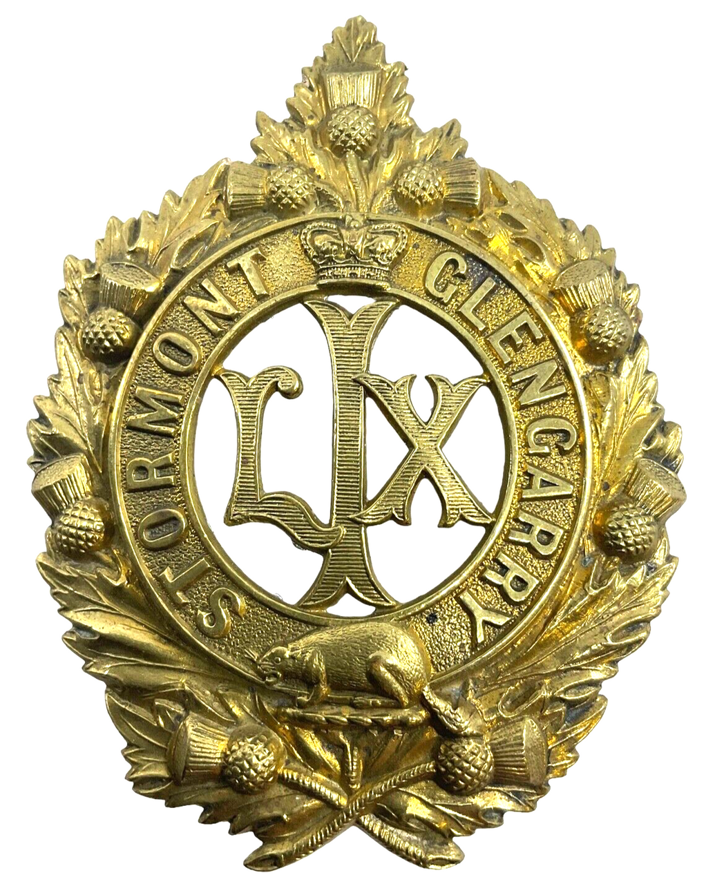 Canadian Militia Stormont & Glengarry Cap Badge Canadian Militia Stormont & Glengarry Cap Badge