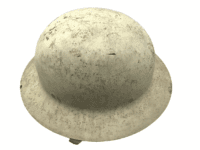 US Civil Defense Steel Helmet US Gov Property Marked w/ Liner