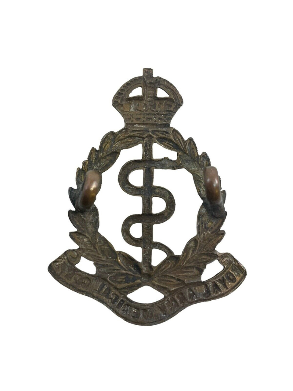 WW1 British RAMC Royal Army Medical Corps Cap Badge WW1 British RAMC Royal Army Medical Corps Cap Badge