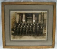 WW2 era Canadian Cadets Group Portrait Photograph Framed