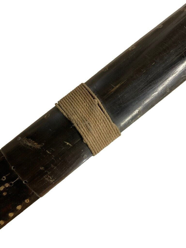 South East Asian Knife with Horn Handle and Scabbard Vintage South East Asian Knife with Horn Handle and Scabbard Vintage