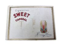WW2 Canadian British Active Service Only Sweet Caporal Cigarette Packet EMPTY