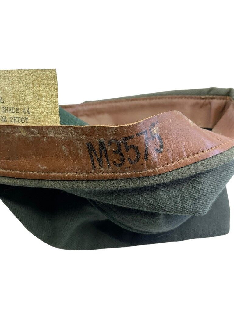 US Army Wedge Garrison Cap 1957 Dated Size 7 1/4 US Army Wedge Garrison Cap 1957 Dated Size 7 1/4