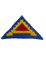 WW2 US Army 7th Armoured Division German Made SSI Shoulder Sleeve Insignia 2