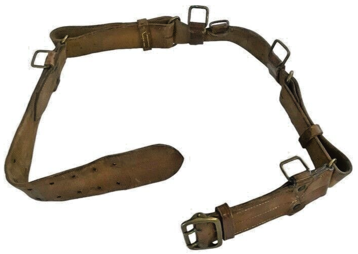 WW1 Canadian CEF 1916 Pattern Leather Belt Maker Marked Dated 1916 WW1 Canadian CEF 1916 Pattern Leather Belt Maker Marked Dated 1916