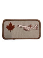 Canadian Forces RCAF AWACS Tan Name Tag Patch