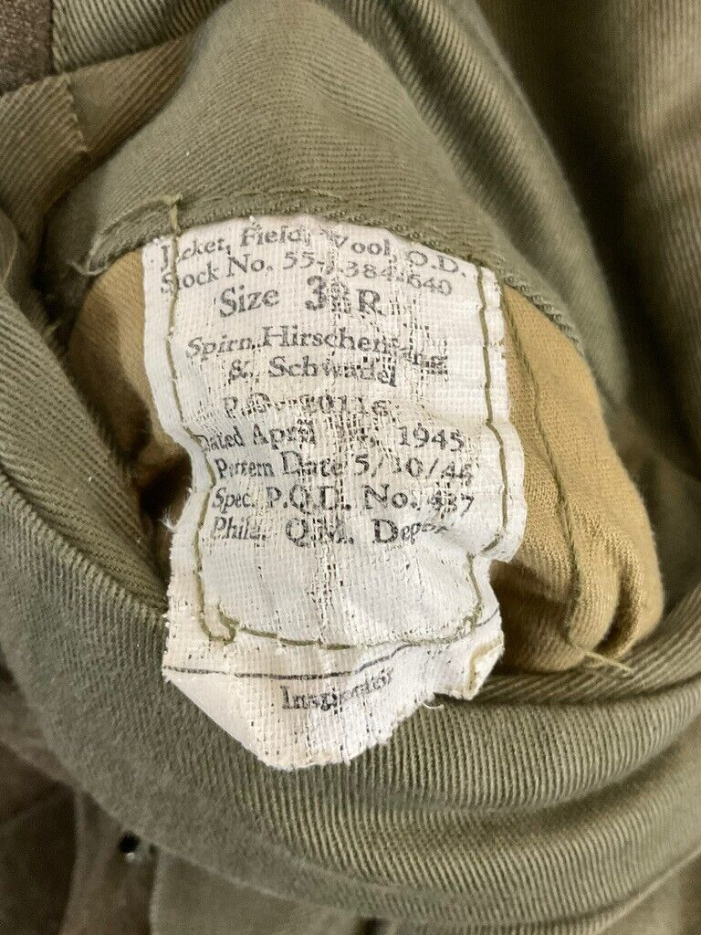 WW2 US Army 11th Airborne Patched Ike Jacket Uniform Tunic Size 38 WW2 US Army 11th Airborne Patched Ike Jacket Uniform Tunic Size 38