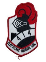 Canadian Forces RCAF 414 Electronic Warfare Squadron Crest Patch Vintage Canadian Forces RCAF 414 Electronic Warfare Squadron Crest Patch Vintage