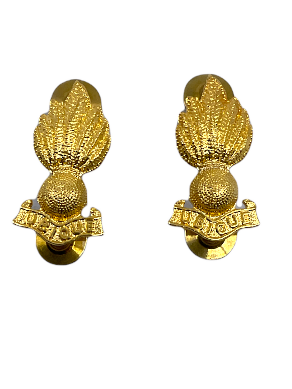 Canadian Forces RCA Artillery Collar Insignia Pair Canadian Forces RCA Artillery Collar Insignia Pair