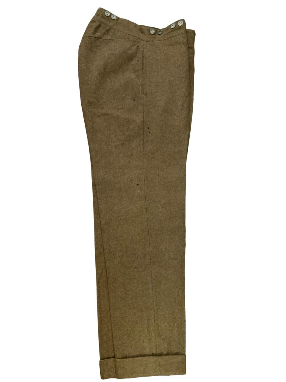 WW1 British BEF 1902 Pattern Straight Leg Trousers Pants RARE WW1 British BEF 1902 Pattern Straight Leg Trousers Pants RARE