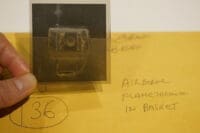 WW2 British Airborne Para Flamethrower in Basket Original Negative #136