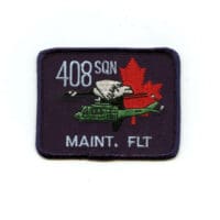 RCAF CAF Canadian 408 Maintenance Flight Squadron Colour Crest Patch