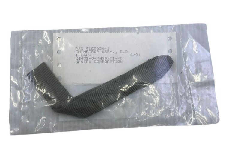 US Canadian Air Force Bone Dome Gentex Chinstrap Assembly NIP 1991 Dated US Canadian Air Force Bone Dome Gentex Chinstrap Assembly NIP 1991 Dated