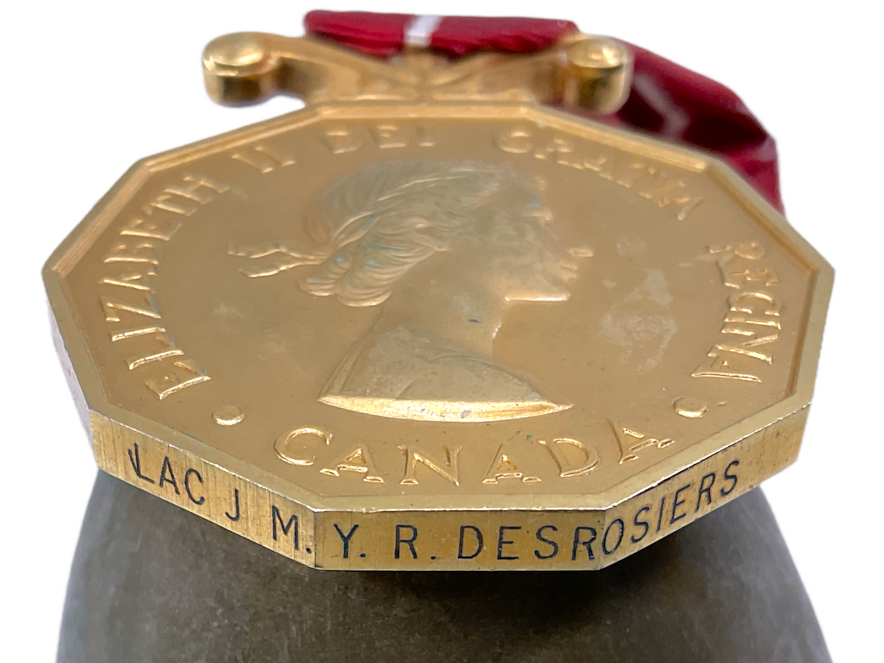 Canadian Forces Decoration Medal CD LAC Desrosiers RCAF Canadian Forces Decoration Medal CD LAC Desrosiers RCAF