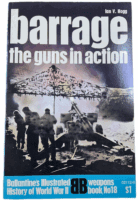 WW2 US British German Artillery Barrage Guns Action Ballantines Reference Book