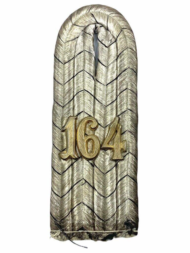 WW1 Imperial German 164th Infantry Prussian Officers Shoulder Board Strap Single WW1 Imperial German 164th Infantry Prussian Officers Shoulder Board Strap Single