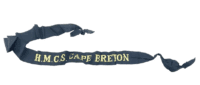 Canadian RCN Navy HMCS Cape Breton Cap Tally Fully Length