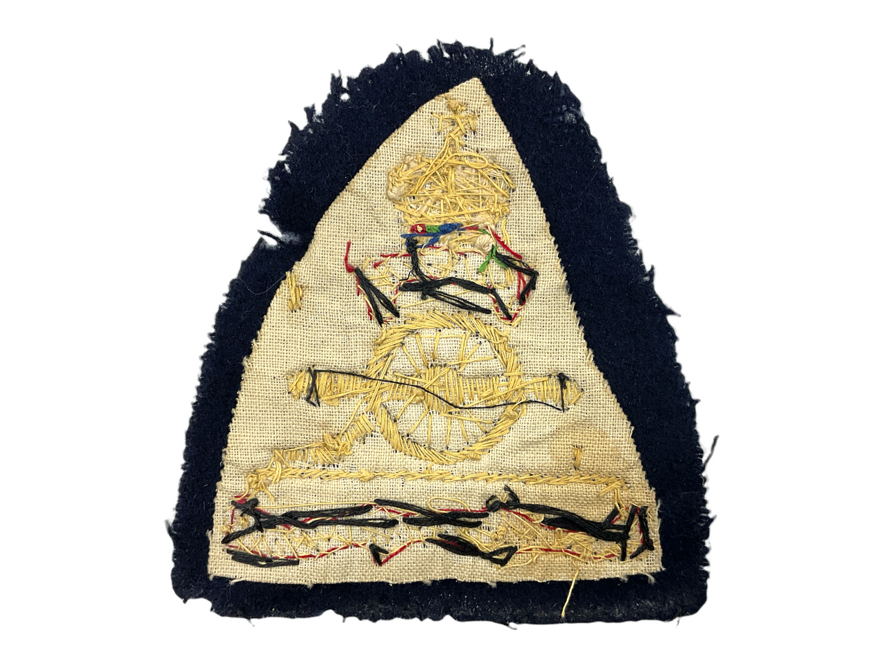 British Canadian RCA RA Artillery Embroidered Blazer Crest British Canadian RCA RA Artillery Embroidered Blazer Crest