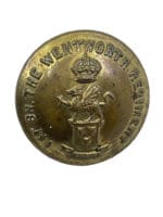 WW2 Canadian 1st Btn Wentworth Regiment Officers Pocket Button Medium