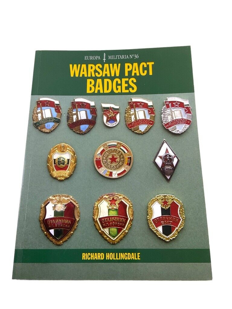 Russian Soviet Warsaw Pact Badges Soft Cover Reference Book Russian Soviet Warsaw Pact Badges Soft Cover Reference Book