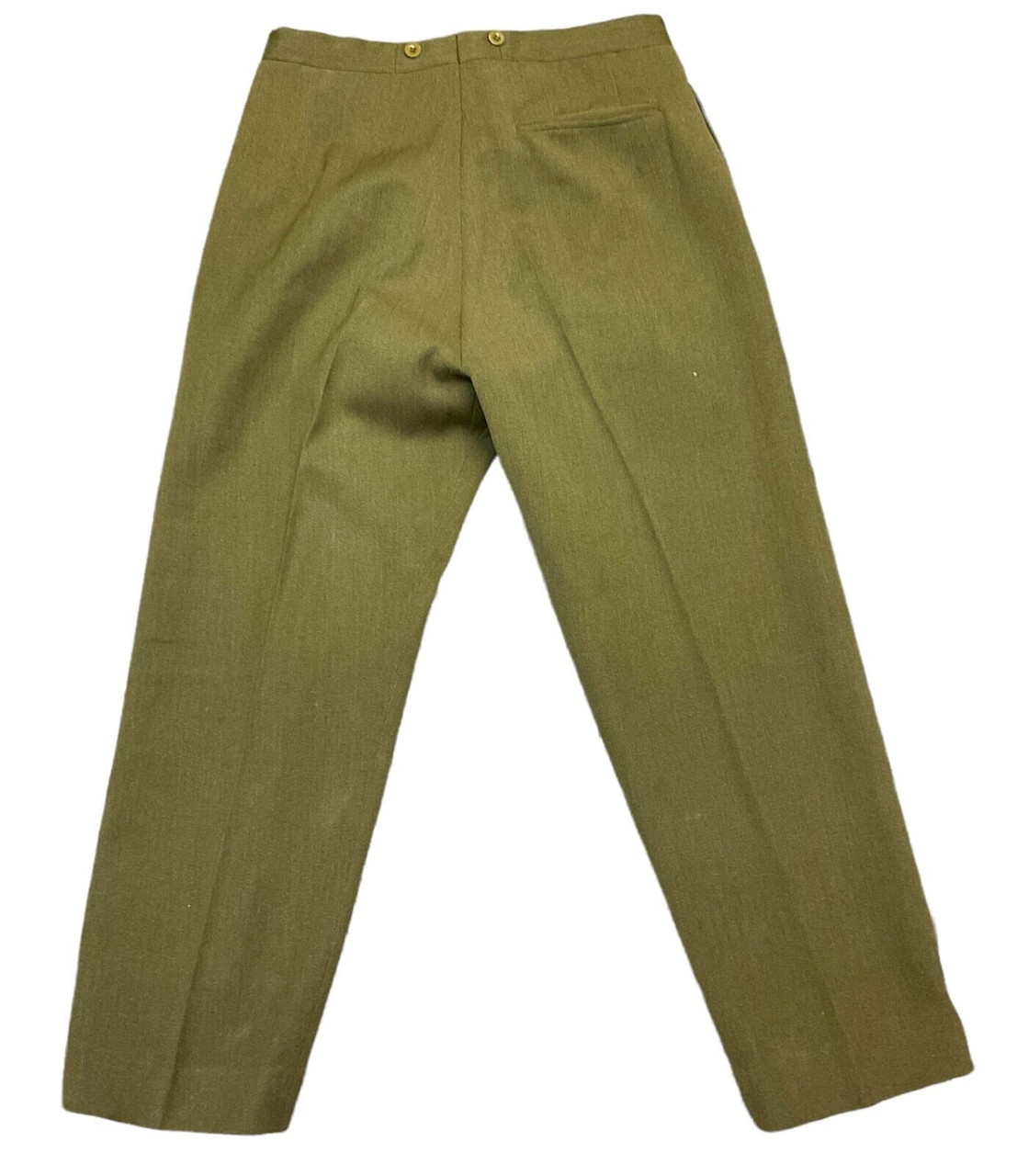 Canadian Officers Named Straight Leg Trousers DSO Winner W 34 x L 30 Canadian Officers Named Straight Leg Trousers DSO Winner W 34 x L 30