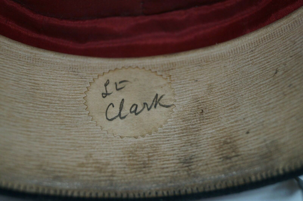 Victorian Era British Artillery Officers Pill Box Hat Named Victorian Era British Artillery Officers Pill Box Hat Named