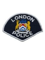 Canadian London Ontario Police Department White Border Patch